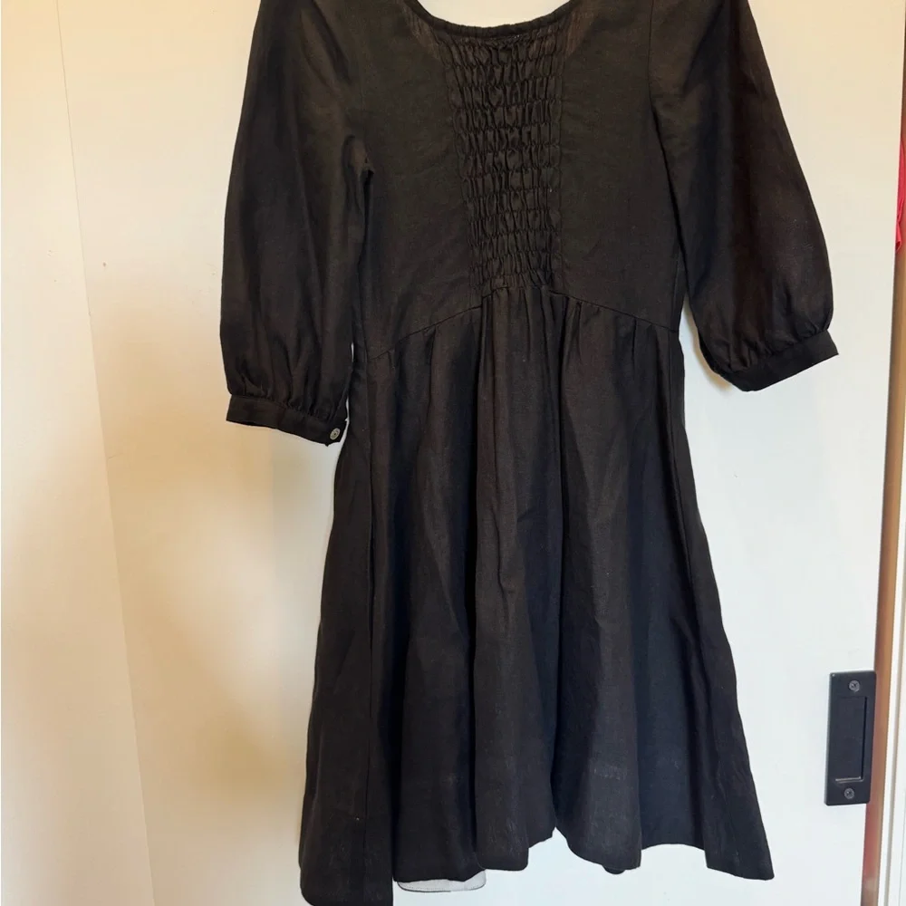 Son de Flor Carmen Mini Dress black XS - Picture 2 of 7